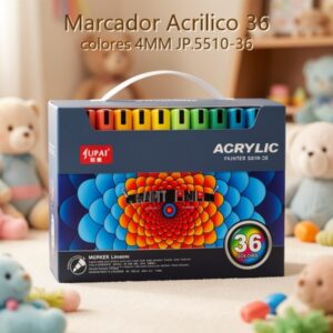 Marcador Acrilico 36 colores 4MM [JP.5510-36]