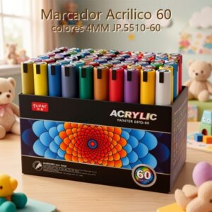 Marcador Acrilico 60 colores 4MM [JP.5510-60]