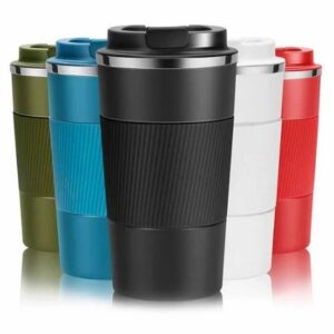 VASO 380ML ACERO ENGOMADO C TAPA