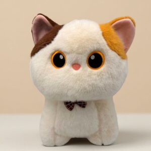 Gato con flor 45cm