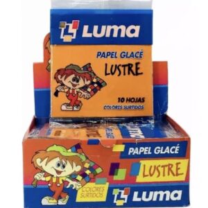 PAPEL GLACE LUSTRE 10HOJAS