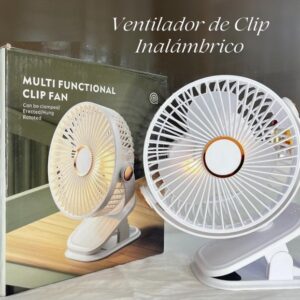 MINI VENTILADOR CLIP RECARGABLE