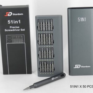 SET DESTORNILLADOR 51PCS PRECISION CAJITA