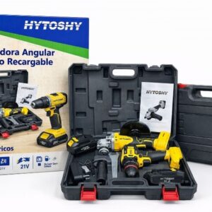 SET TALADRO Y AMOLADORA HYTOSHY INALAMBRICO