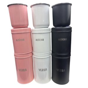 SET MATERO X3 MATE-AZUCAR-YERBA