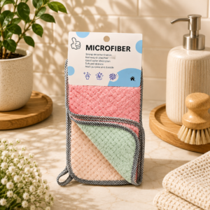 PAÑOS DE LIMPIEZA CUADRICULADOS 25×25 CM – PACK