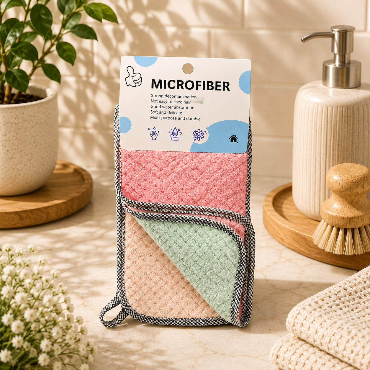 PANOS DE LIMPIEZA CUADRICULADOS 25×25 CM – PACK