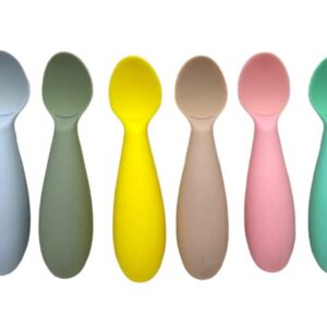 CUCHARAS SILICONA P BEBE
