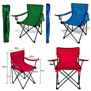 SILLA PLEGABLE CAMPING PESCA 4 COLORES