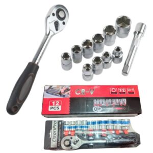 LLAVE TUBO 12PCS CAJA