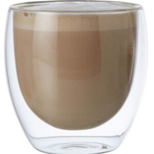 VASO X1 VIDRIO DOBLE PARED 250ML 54479