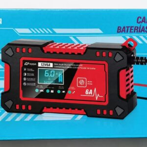 CARGADOR DE BATERIA UNIVERSAL 6A 220V A 12V