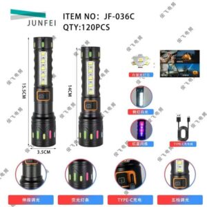 Linterna LED Recargable Tactica