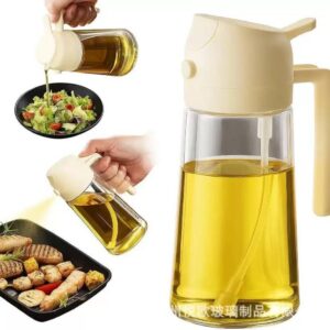 Aceitero Rociador de Vidrio 450ml