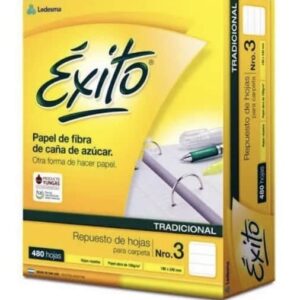 REPUESTO EXITO N3 480HOJAS