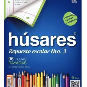 REPUESTO HUSARES 96 HOJAS