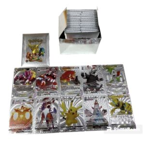 CARTA POKEMON SOBRE X10 PLATEADAS