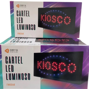 CARTEL KIOSCO ORYX LUMINOSO LEDS