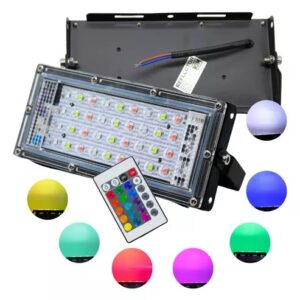 MINI REFLECTOR LED 50W RGB C CTROL RF-50RGB