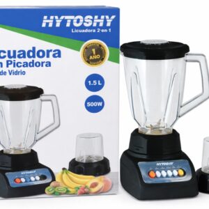 LICUADORA HYTOSHY VASO VIDRIO 500W