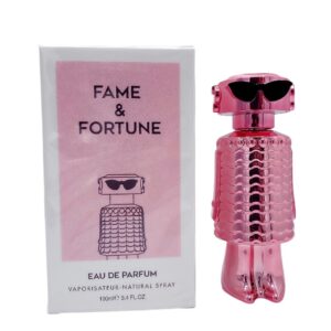 PERFUME MUJER FAME & FORTUNE ROSA 100ML B996-3