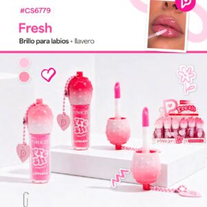PINK 21 LIP GLOSS LLAVERO CS6779