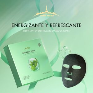62102- MASCARILLA FACIAL CARBONO CRISTALINO MENTA