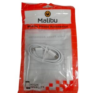 CABLE TIPO IPHONE A C MALIBU BOLSITA