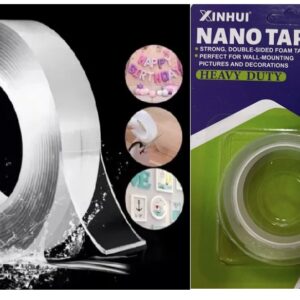 CINTA NANO TRANSP DOBLEFAZ 1MTS TIK TOK