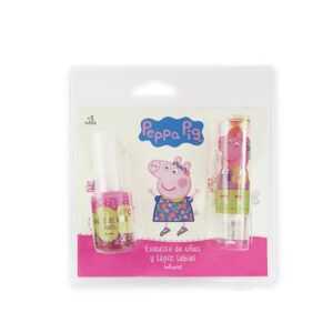 Blister Esmalte Y Labial Peppa Pig