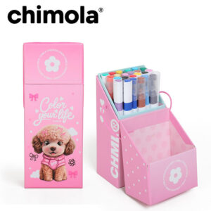 SET DE ESCRITORIO + MARCADORES X 24 POODLE