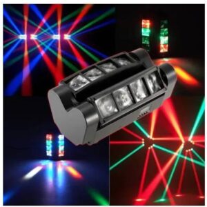 LUCES SPIDER LED DJ PROGRAMABLE
