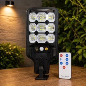 LÁMPARA SOLAR - CONTROL REMOTO (CARGA SOLAR)