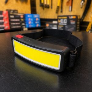 Linterna Frontal LED COB Recargable – Luz Amplia