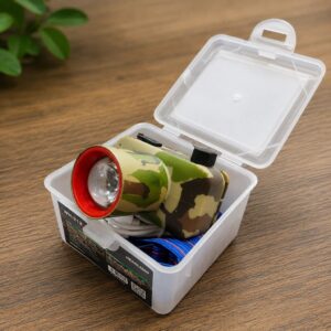 LINTERNA MINERA CON ZOOM MODERNA - CAMUFLADA