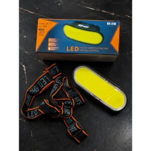 Linterna Frontal LED KX-310 Recargable USB-C con Luz COB y Modo SOS