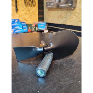 Pala Táctica Plegable Multifunción con Brújula – Camping y Supervivencia