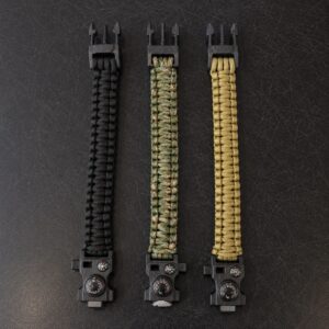 Pulsera Paracord de Supervivencia Multifunción con Brújula