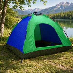 Carpa Camping para 4 Personas 2 x 2 x 1,3 m – V55A2