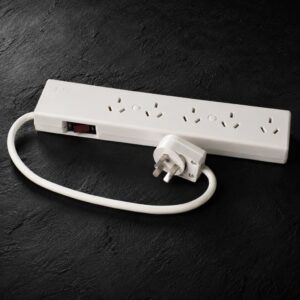 Zapatilla Eléctrica con Interruptor y Cable de 3 Metros