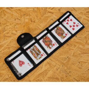 Set de 5 Cartas Metálicas para Lanzar con Estuche