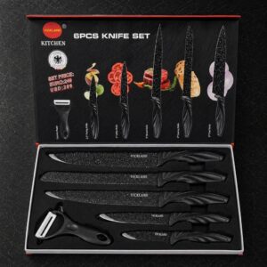 Set de Cuchillos de Cocina Vickland 6 Piezas con Pelador