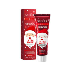 PASTA DENTAL DE NAVIDAD BLANQUEADORA CON BICARBONATO 100G