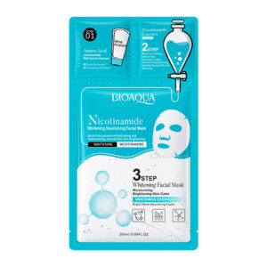 MASCARILLA FACIAL 3 PASOS CON NIACINAMIDA 0.8ML+0.8G+25G