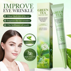 CREMA CONTORNO DE OJOS RENOVADORA Y NUTRITIVA CON TÉ VERDE Y ÁCIDO SALICÍLICO 20 G