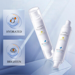 CONTORNO DE OJOS VITAMINA C DIA RETINOL NOCHE ANTIARRUGAS RENOVADOR DOBLE PUNTO 10G+10G