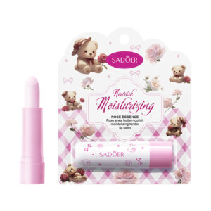 BALSAMO LABIAL HIDRATANTE NUTRITIVO SUAVIZANTE ROSA Y MANTECA DE KARITE 3.4G