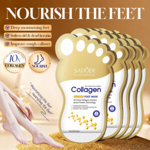 MASCARILLA PARA PIES ANTIARRUGAS CON COLAGENO 40ML/PAR