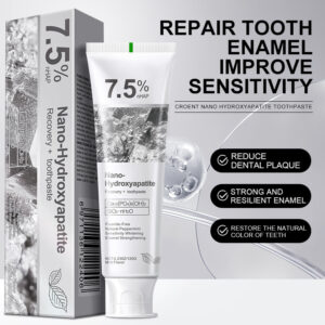 PASTA DENTAL RESTAURADORA BLANQUEADORA CON NANO-HIDROXIAPATITA 7.5% NHAP 120G