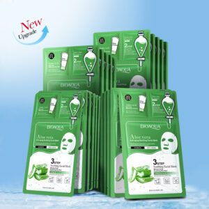 MASCARILLA FACIAL 3 PASOS CON ALOE VERA 0.8ML+0.8G+25G